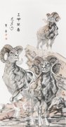 蒙古族盤羊画家张志勇：军旅硬汉笔下的天下第一羊